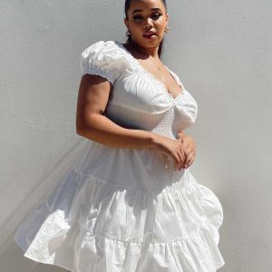 Daniela Mini Dress White Curve