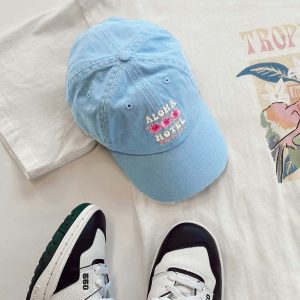 Aloha Hotel Dad Cap Blue
