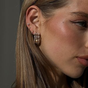 Ashlen Hoop Earrings Gold