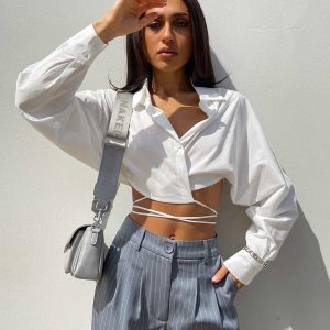 Rylen Long Sleeve Top White