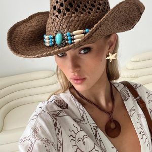 Brownhall Cowboy Hat Chocolate Brown