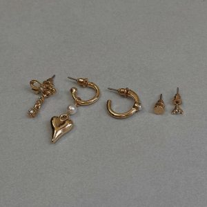 Honeymoon Earring Pack Gold