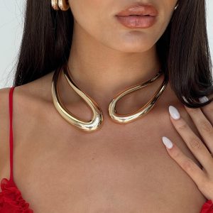 Speed Of Sound Necklace Gold