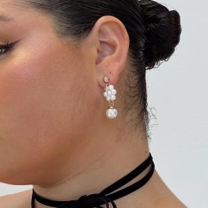 Nataly Earrings Pearl