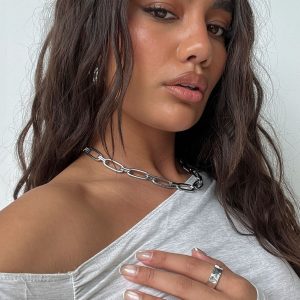 Good For You Necklace Silver