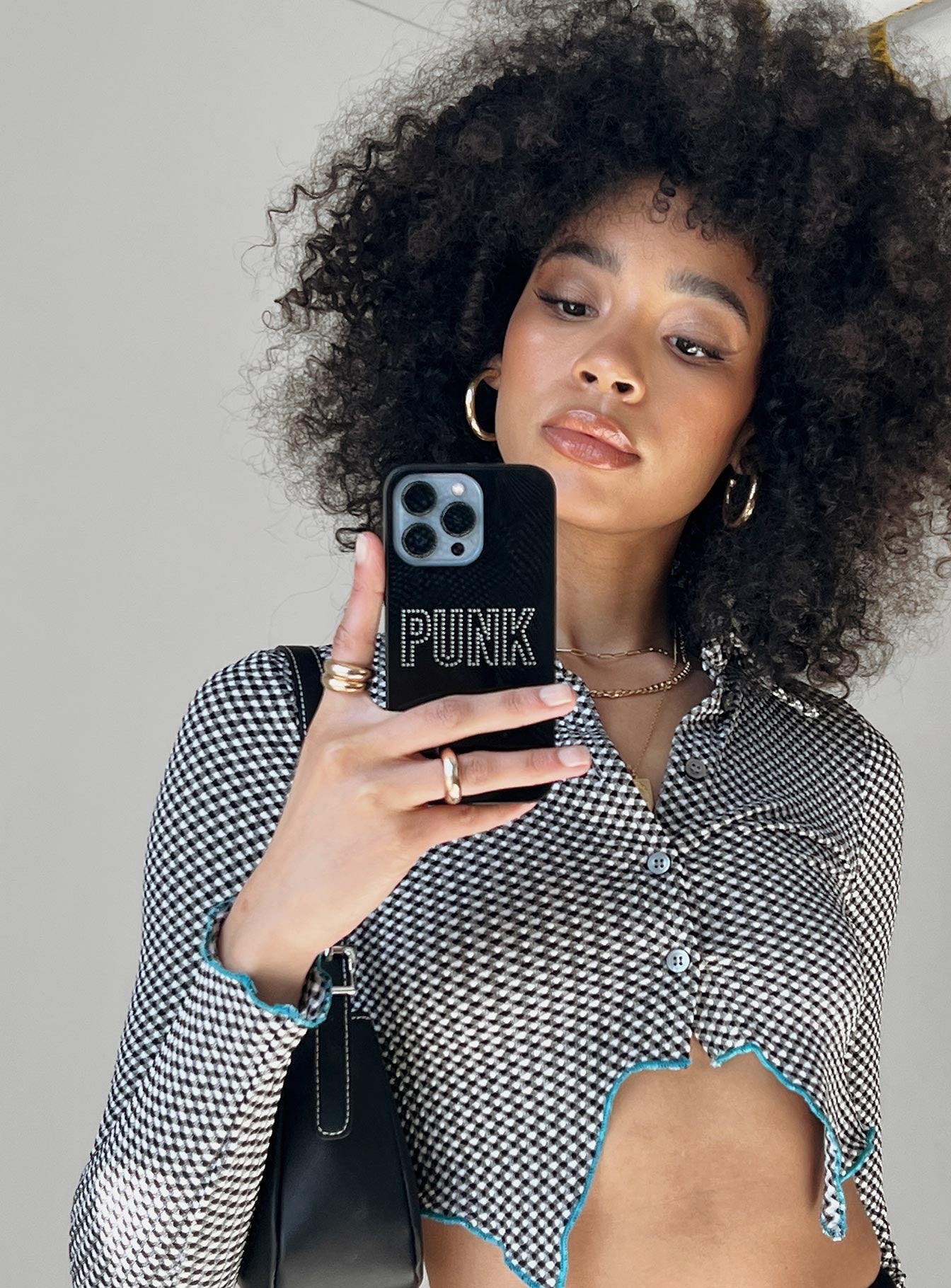 Punk iPhone Case Black