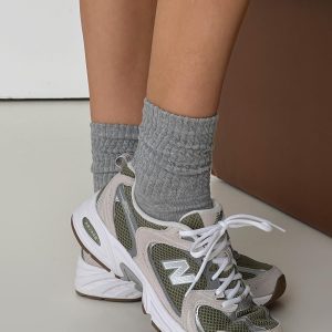 Sama Slouch Sock Grey