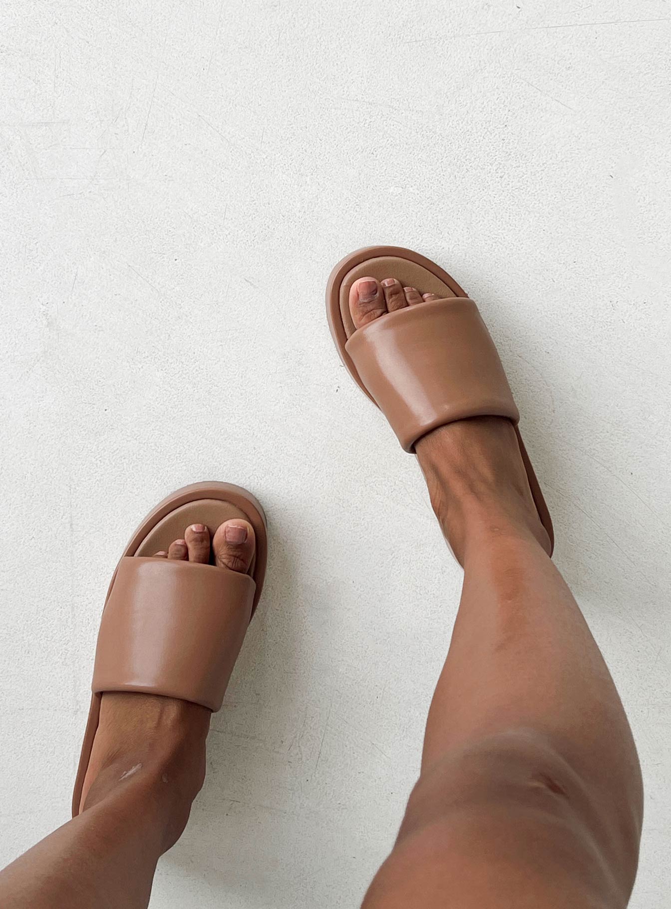 Satya Platform Sandals Latte