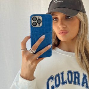 Emilio iPhone Case Cobalt Blue