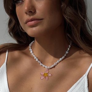 Stilgar Necklace Gold / Purple