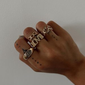 What is Love Ring Set Gold Eco