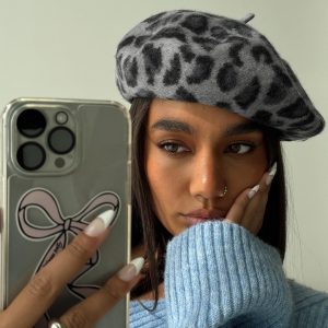Ettore Beret Leopard