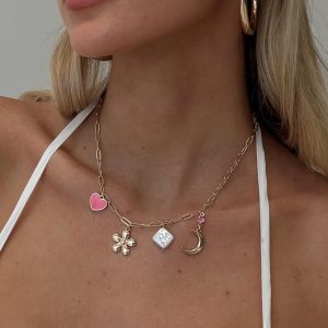 Osiris Charm Necklace Gold