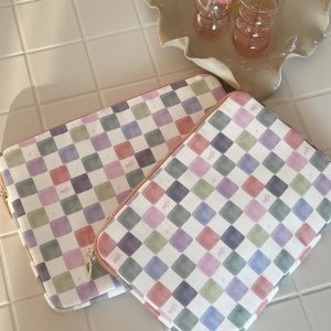 Princess Polly Laptop Case Multi Check