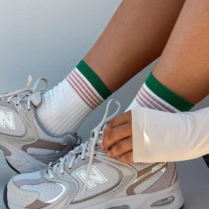 Rourke Socks White