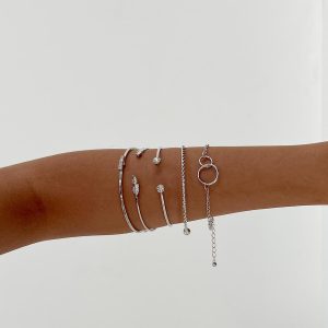 Chlo Bracelet Pack Silver