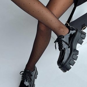 Mia Shoes Black Patent