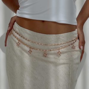 Stars Aligned Chain Belt Gold