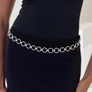 Beatriz Chain Belt Silver