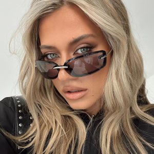 Let Down Sunglasses Black