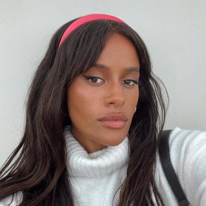 Bratitude Headband Hot Pink