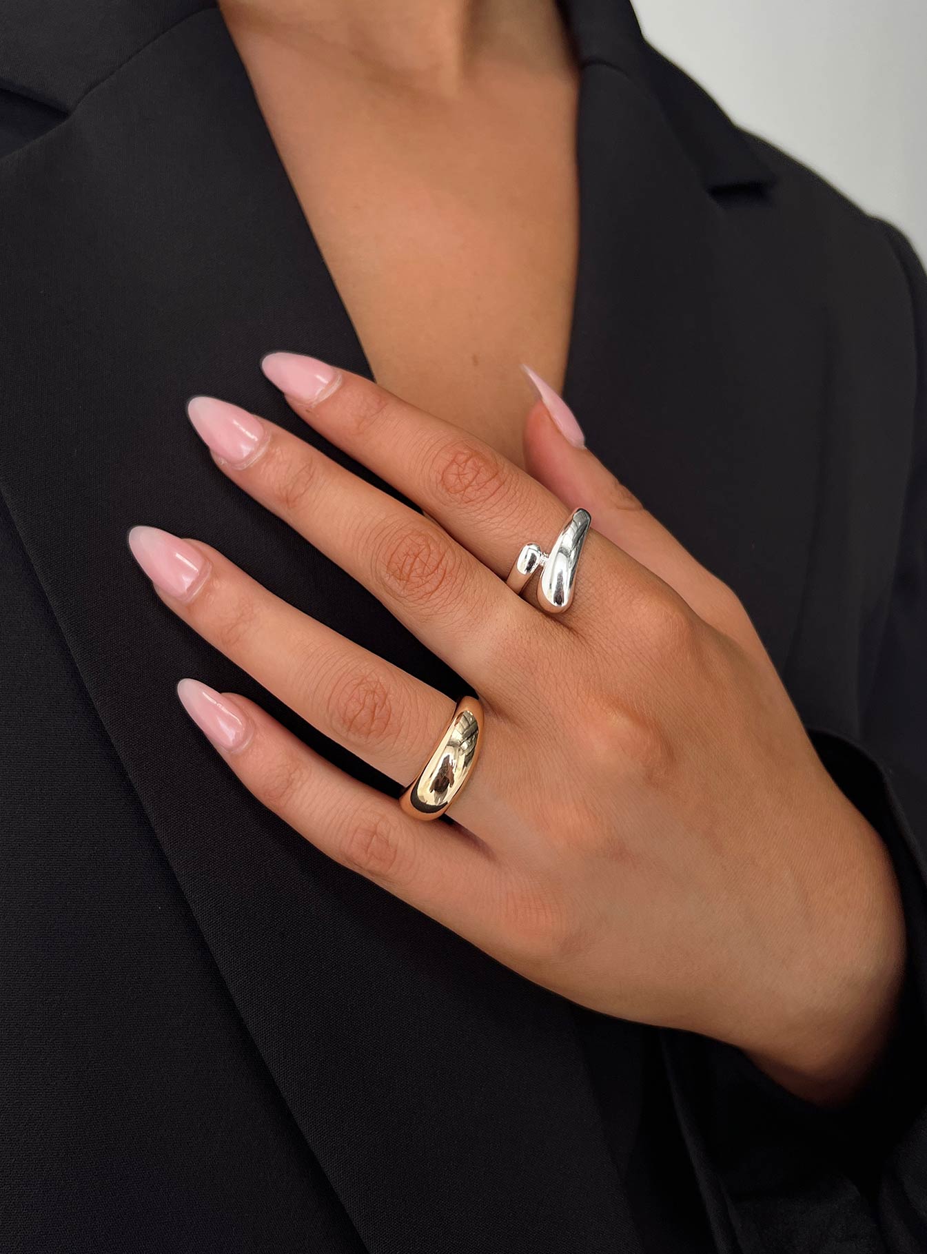 Kerr Ring Set Silver / Gold