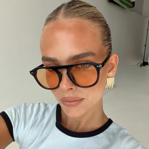 Matilda Sunglasses Black / Orange