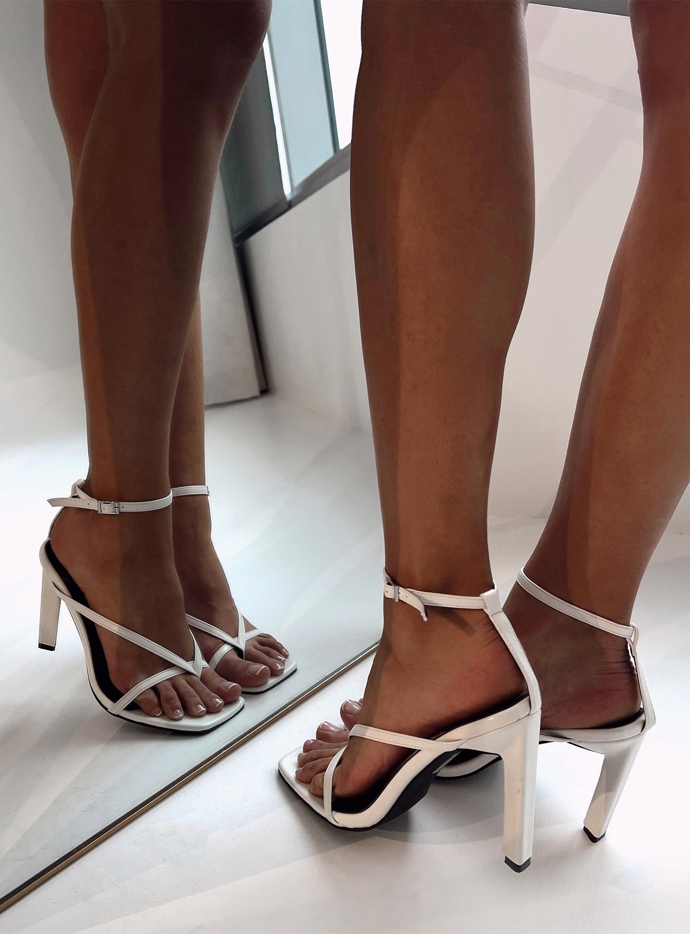 Inkwell Heels White