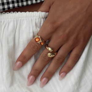 Rich Spirit Ring Pack Gold / Orange