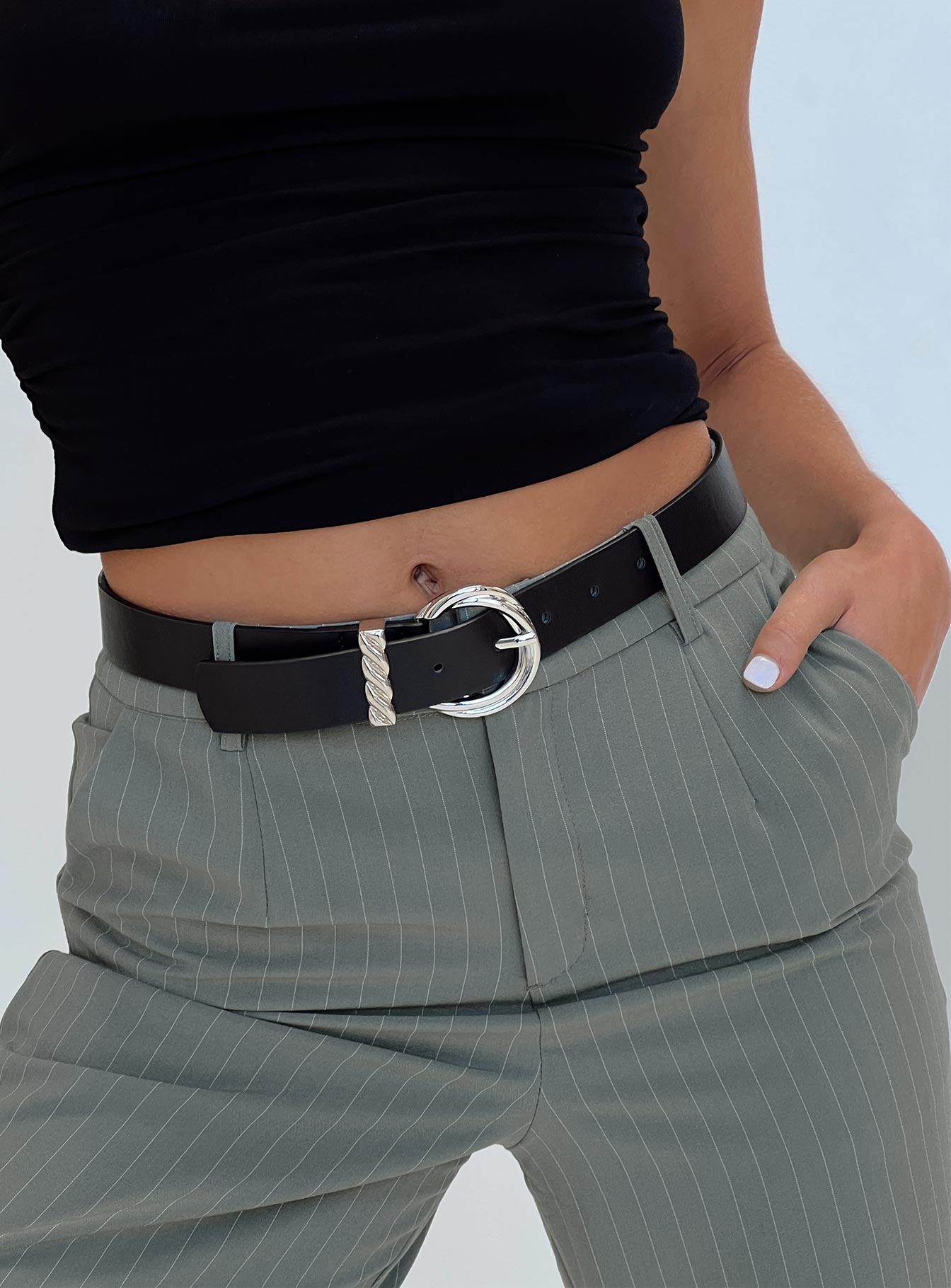 Batkins Belt Black / Silver