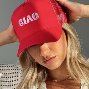 Ciao Trucker Hat Red/Pink