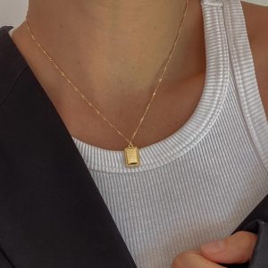 Scottson Gold Plated Pendant Necklace