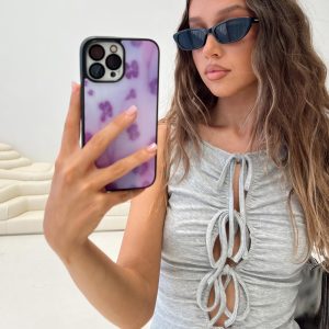 Taila Iphone Case Blurred Floral
