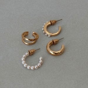 Aquaria Earring Pack Gold