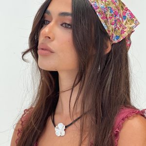 Belong To The Sun Hair Scarf Pink Multi