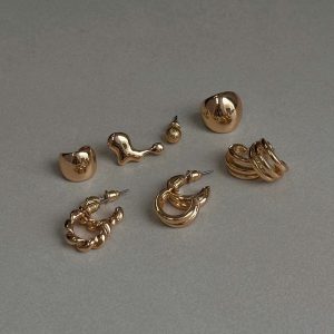 Pantheress Earring Pack Gold