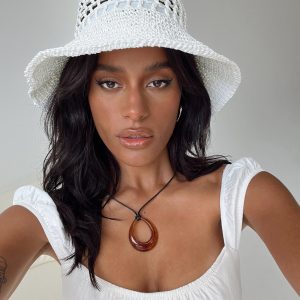 Cono Bucket Hat White
