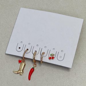 Longest Ride Earring Pack Gold