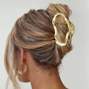 Take It Off Hair Clip Gold