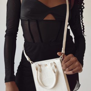 Niamh Bag Bone Croc