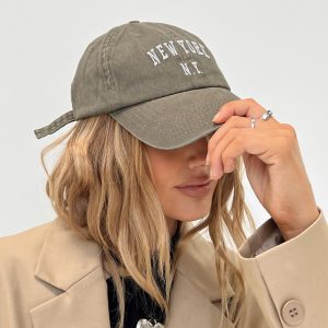 New York Dad Cap Grey