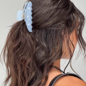Alonzo Butterfly Claw Clip Blue