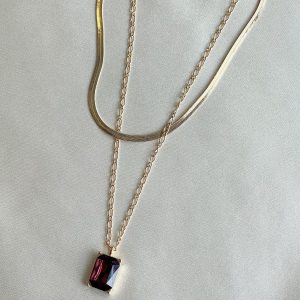 Zayd Necklace Set Gold