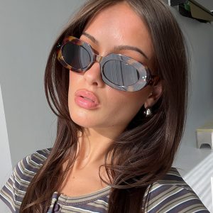 Best Shot Oval Sunglasses Tort / Black