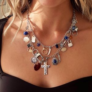 Unplugged Charm Necklace Multi