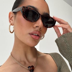 Breeta Sunglasses Brown Tort