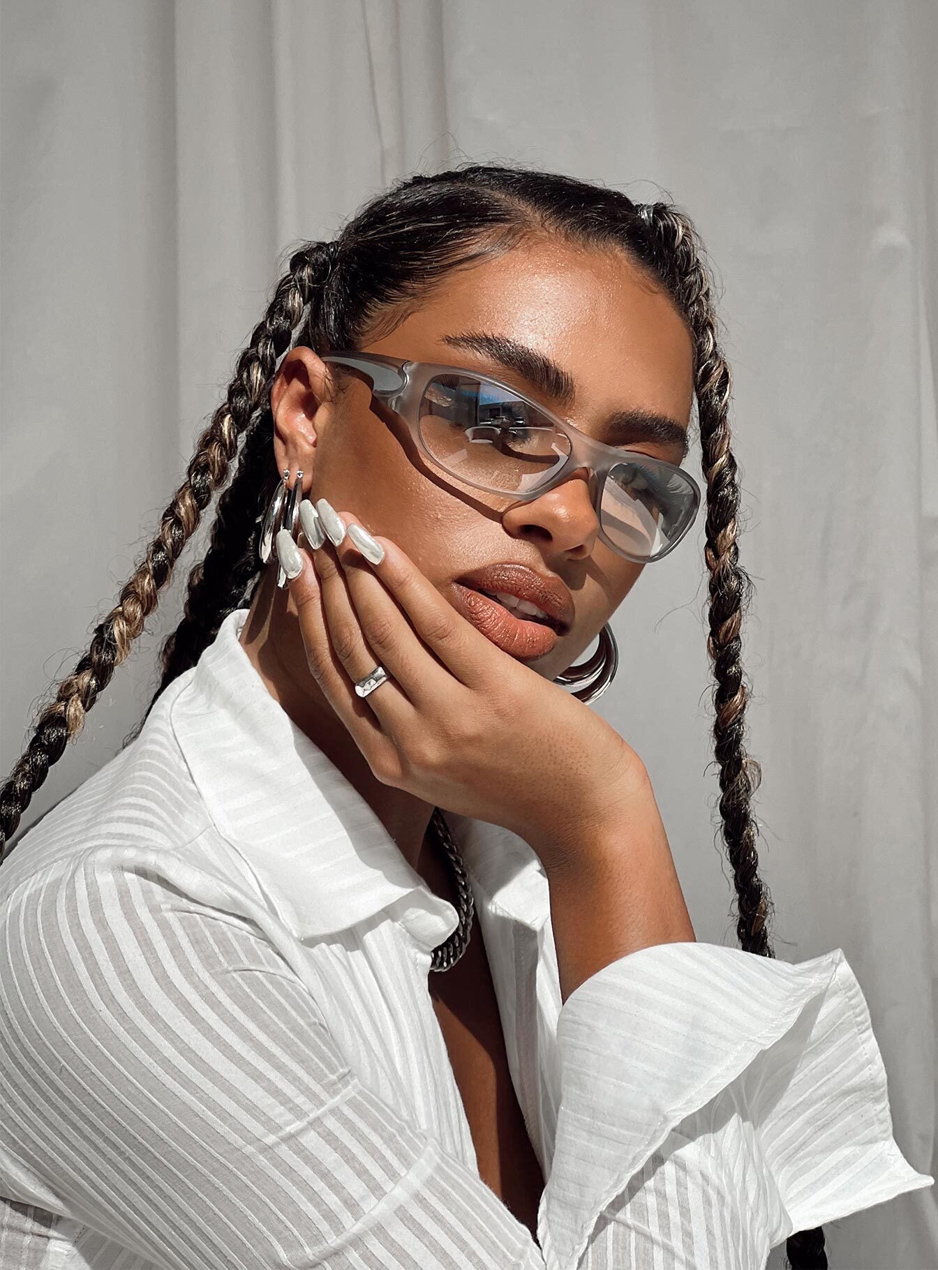 Enrico Sunglasses Chrome - Image 7