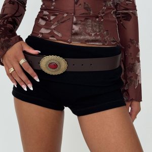 Norwalk Belt Dark Brown