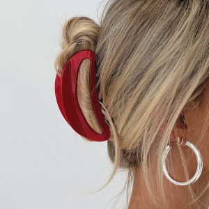 Luminara Claw Clip Red