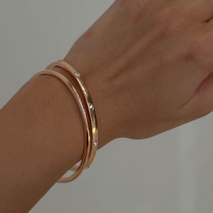 Glitter And Honey Diamante Bracelet Pack Gold